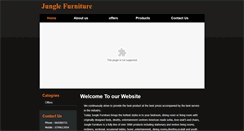 Desktop Screenshot of jungle-furniture.com