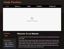 Tablet Screenshot of jungle-furniture.com